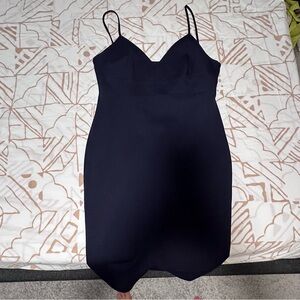Lulu’s navy blue bodycon dress, size M